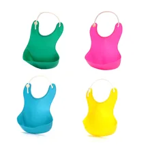 Горячая Распродажа Neweat прекрасный ребенок младенцы Обед нагрудники Водонепроницаемый силиконовые бандана нагрудники Регулируемый детские нагрудники