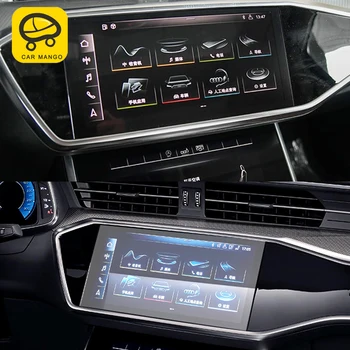 

CarManGo For Audi A6 2019 Car Styling Dashboard Navigation Screen Protector Film Cover Trim Sticker Interior Accessories