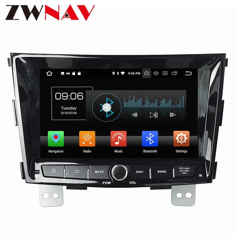 Sale IPS Screen 4+32G Android 8.0 Car multimedia Player head unit For Ssangyong Tivolan 2014 With GPS Navigation Radio auto stereo 13