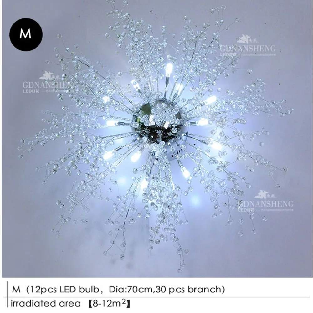 Modern-White-LED-Ceiling-Lights-For-Living-Room-luminarias-para-sala-plafon-led-Crystal-Ceiling-Lamp 5
