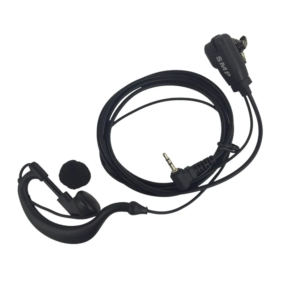New 1-Pin 2.5mm Jack Earpiece Headset PTT MIC for Two Way Radios Walkie Talkie For Motorola for SMP218 (3)