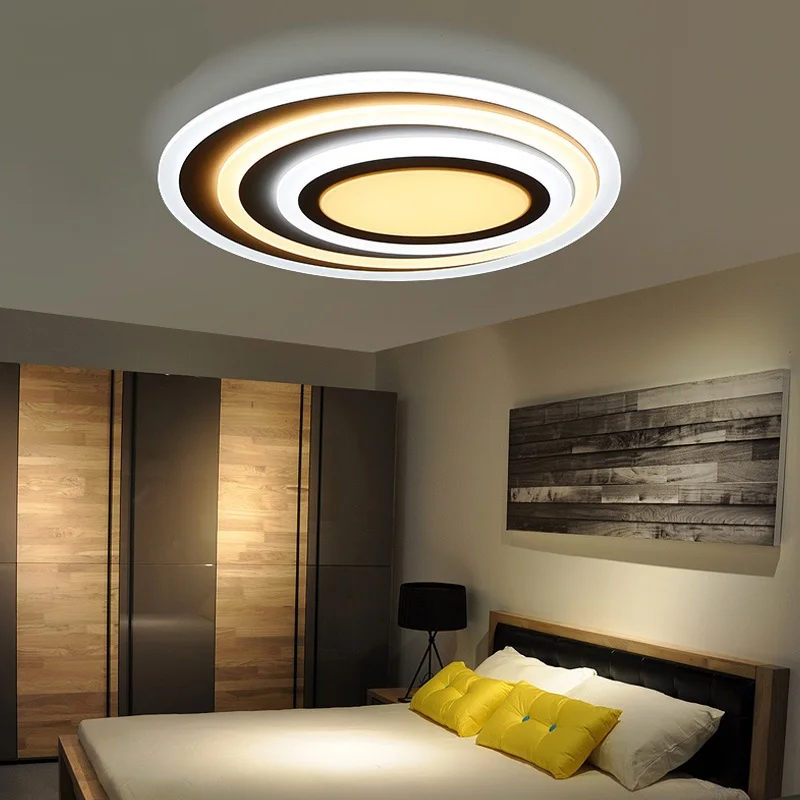 

LED lights living room Warm/cold and creative personality of modern minimalist art atmosphere led ceiling lamps FG171