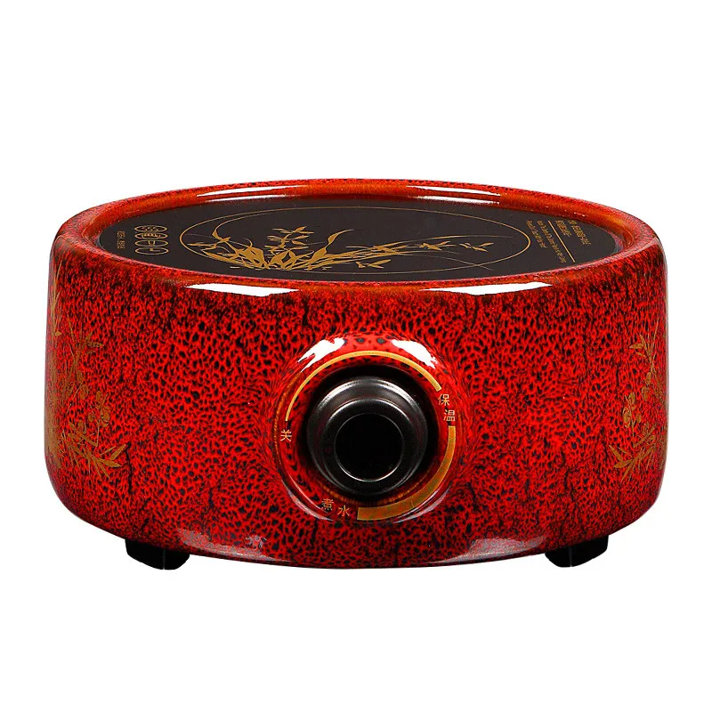 Hot Plates Red glaze electric ceramic furnace. Boiled iron pot boiling tea stove.Hot Plates