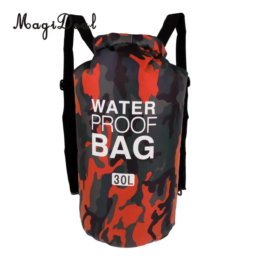 30L Waterproof Dry Bag Backpack Rucksack Kayak Boat Floating for Surf Fishing Camping Hiking Climbing Cycling Snorkeling Diving