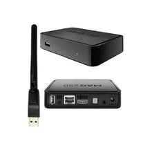 Высокое качество Mag250 IPTV коробка с USB WI-FI адаптер Liunx OS мини-поле IPTV