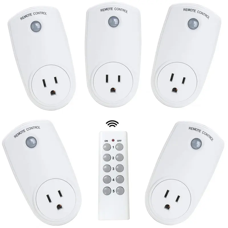 433mhz Wireless Remote Control Light Switches Outlet 433mhz Wireless Remote Control Light Switches Outlet Switch Socket Plug Transmitter Receiver For Smart Home