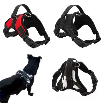

Puppy Dog Basic Halter Harness Dog Adjustable Walking Lead Vest Collar Pet Reflective Harness Strap Small Large Dog Accessories