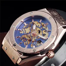 Luxury Mechanical Watches Mens Skeleton Silicone Rubber Strap Wristwatch Military Army Sport Brand SEWOR Automatic Watch 11Color