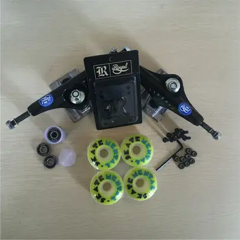 

Skateboard Parts ROYAL 5.25" Skateboard Trucks 51mm 52mm Skate Wheels & ABEC-7 Bearings Plus Royal Riser Pads & A Hardware Set