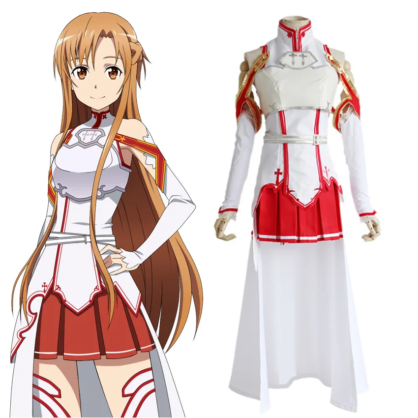 Аниме обувь для вечеринки в Стиле косплей Sword Art Online Юки костюм Asuna косплея