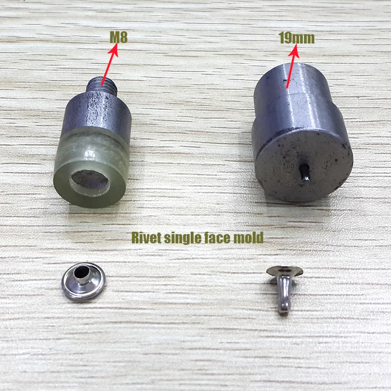 6mm-15 одна сторона мм Заклепка монтажный инструмент ручной пресс-формы кнопки инструменты люверсы прессформы Одежда и аксессуары металлические заклепки штампы