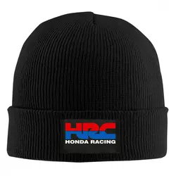 Шапка бини с принтом HRC Honda Racing Car Fans1 для мужчин и женщин вязанные шапочки Skullies теплая зимняя унисекс Лыжная хип-хоп шапка
