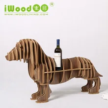 European-style wooden ornaments creative home accessories simple wood products shelving Wine Rack shelf rack desk free shipping