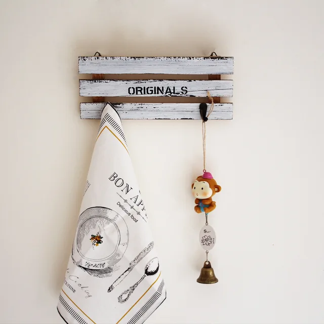 american rustic wooden letter hooks hanger for hat vintage home letter hooks