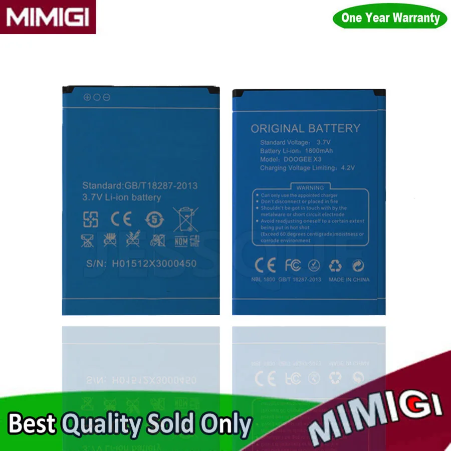 1800mAh DOOGEE X3 Cell Phone Battery ( Wholesale All kinds of Mobile ) | Мобильные телефоны и аксессуары