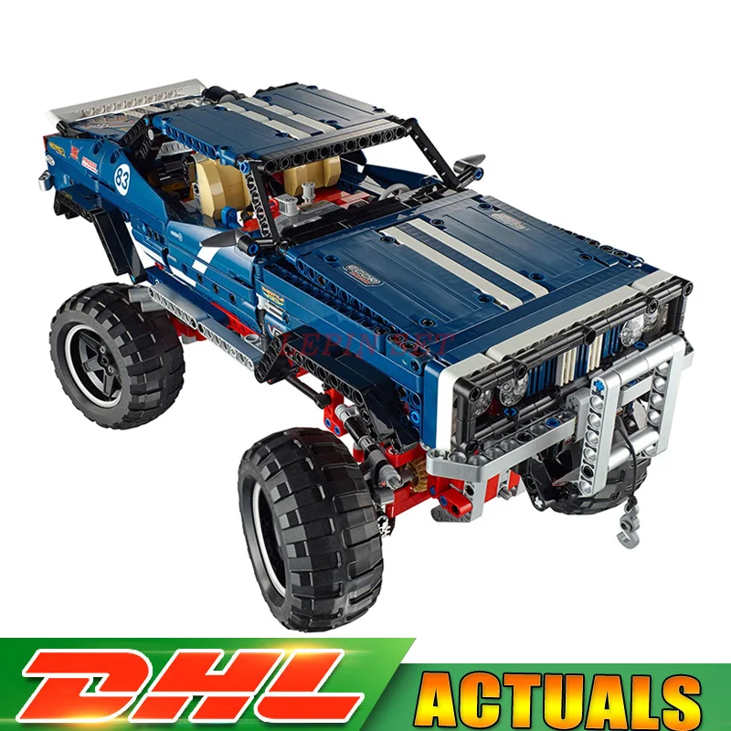 

Lepin 20011 1605pcs Technic Remote Control Electric Off-road Vehicles Building Block DIY Toys Compatible LegoINGLY 41999