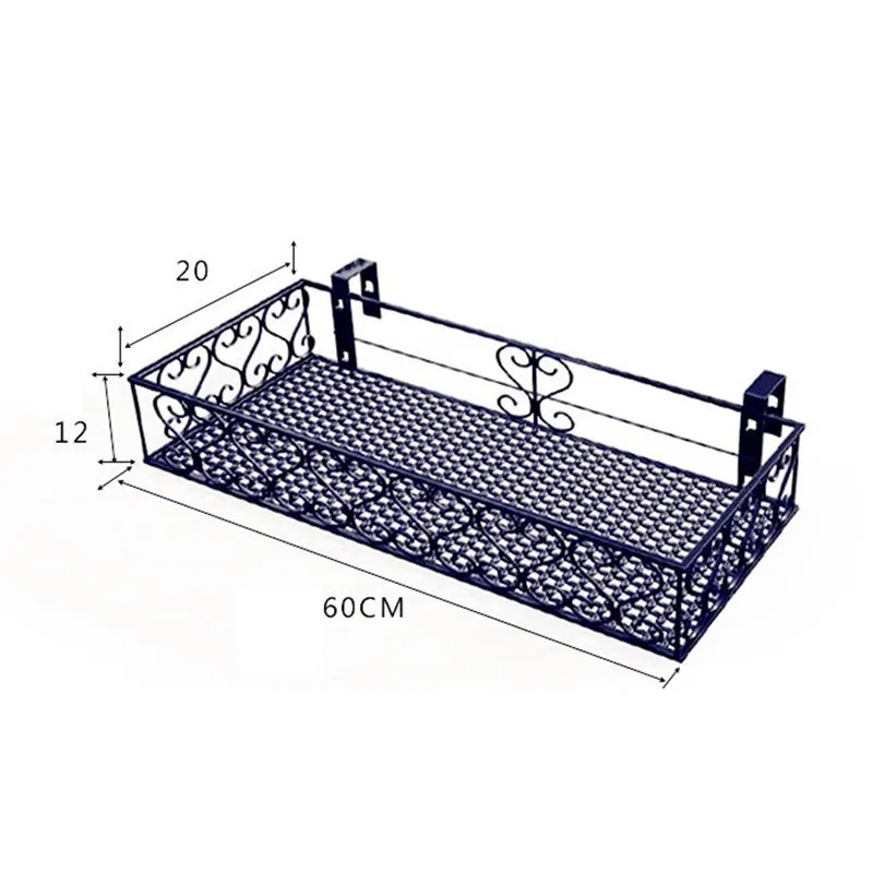Плантен Стандартный Декор Dekarosyon Металл Balcon балкон полка цветок железная стойка - Цвет: Number 7