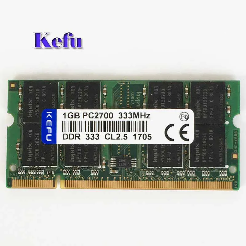Acheter NOUVEAU 1 gb PC2700 DDR333 333 mhz 1 gb pc2700 ddr1 333 mhz 200pin DDR1 Sodimm Ordinateur Portable Mémoire RAM Pour Ordinateur Portable