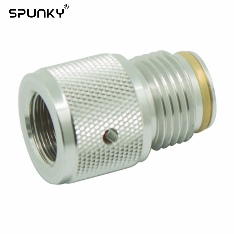 

88G 90G 3oz Airsource Prefilled Co2 Cartridge Cylinder to Paintball Tank Thread Adapter Converts