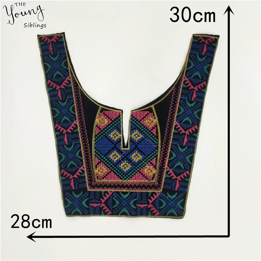 New arrive Ethnic style Sewing Craft Lace Fabric Embroidered Lace Neckline Collar DIY Clothing Supplies Accessories Scrapbooking