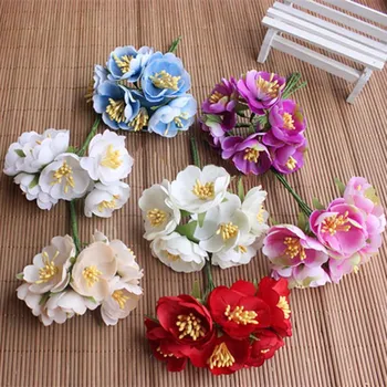 

2CM Head,42PCS Multicolor Mini artificial simulation silk Fake roses camellia,Wedding Decoration For Boutonniere,Garland,Wrist
