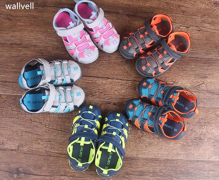 

wallvell Export to the United States baby boy shoes new boys and girls sandals beach shoes lightweight non-slip wear soft bottom