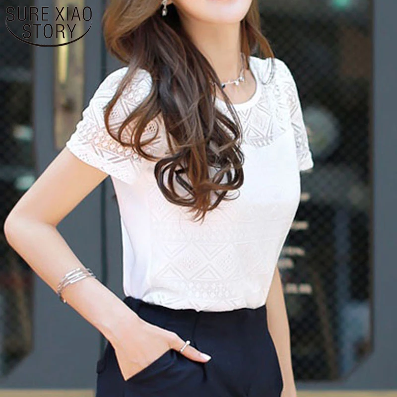 Women blouse and tops 2019 fashion ladies tops white blouse shirts harajuku chiffon blouse Solid shirt of women shirt 3717 50