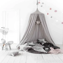 Детская игровая палатка принцессы для детский игровой дом детская манеж для дома детская комната купол гамак палатка кровать штора 240 см