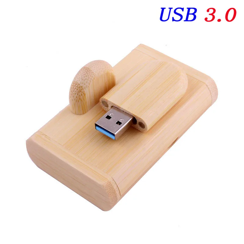 JASSTER USB 3,0(более 10 шт бесплатный логотип) USB флеш-накопитель карта памяти+ упаковочная коробка Флешка 4 ГБ 8 ГБ 16 ГБ 32 ГБ подарок для фотосъемки - Цвет: bamboo