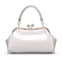 The new 2016 spring wedding bridesmaid BaoChao bride red bag package paint female bag handbag bright skin