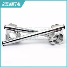 43 MM Clip On Ons guidão handle bar Para GSF 1200 S Bandido 1997-2005 RF 900 600 1994 1995 1996 GSX R 750 1100 1988 1990