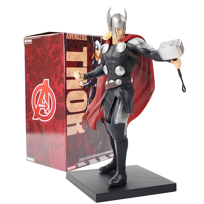 

22cm The Avengers Thor Figure Toy ARTFX Thor With Hammer Statue Collectible Model Kit