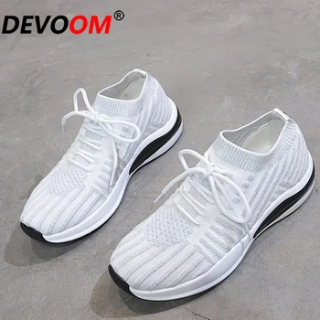 

2019 Running Shoes For Women White Socks Sneakers Women Outdoor Breathable Mesh Walking Sport Shoes Zapatillas Mujer Deportiva