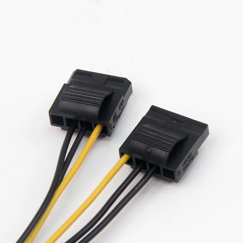 Кабель питания 6Pin мама двойной 4Pin кабель видеокарта к Molex преобразователь для