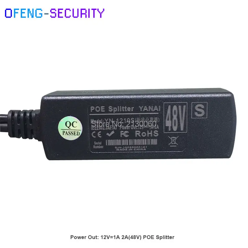 Активный сплиттер POE 48 В до 12 IEEE802.3af/стандартный активный 10/100 Мбит/с для IP камер