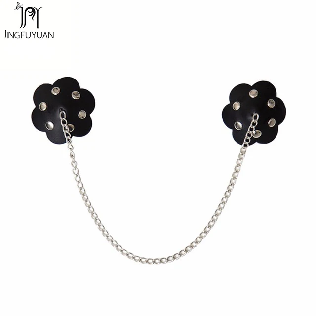 Sexy-Women-Nipple-Cover-Pu-Leather-Pasties-Punk-Silicone-Breast-Petals-Reusable-Nipple-Stickers-Bra-Accessories