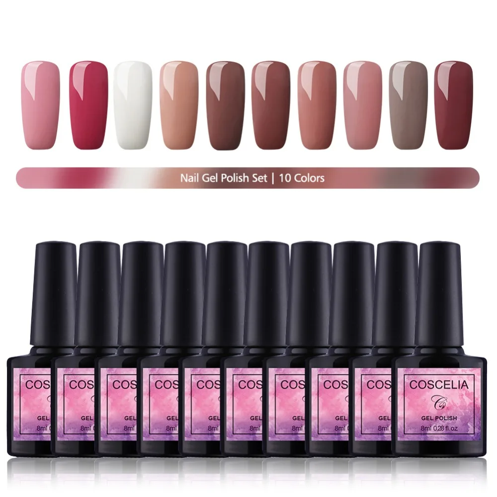 

10pc UV Gel Soak Off Gel Nail Polish Long Lasting Nail Gel Varnish For Manicure Machine Nail Gel For Nail Extension