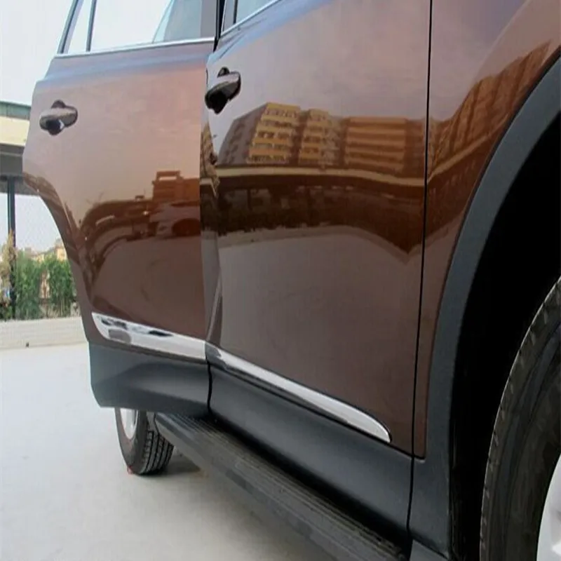 Аксессуары средства ухода за кожей Боковая дверь литья Накладка для 2013 Toyota RAV4 4 шт./компл