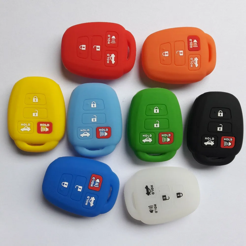 50PCS Remote Key Shell Cover For Toyota Car Key Silicon Protector