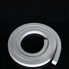 3 мм/4 мм/5 мм/6 мм/8 мм/10 мм Квадратная Белая силиконовая пенящаяся лента для герметизации прямоугольная силиконовая пенящаяся уплотнительная лента