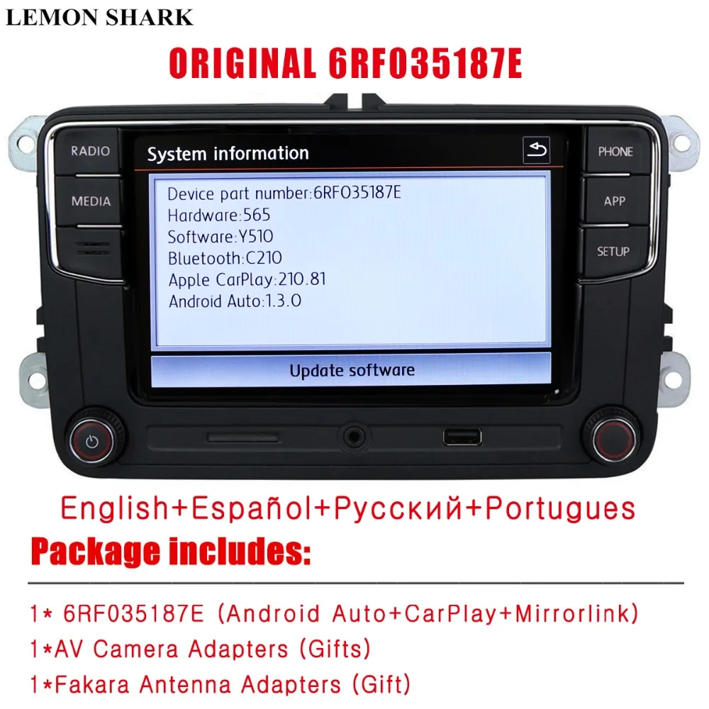 RCD330 Plus RCD330G Carplay R340G Android Auto Car Radio RCD 330G 6RF 035 187E For VW Golf 5 6 Jetta MK6 CC Tiguan Passat Polo