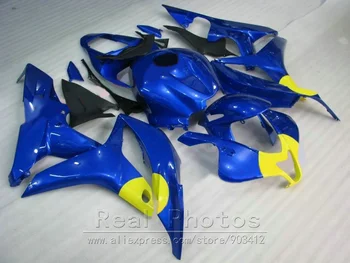 

High quality plastic fairings for Honda CBR600RR 2007 2008 blue green injection mold fairings set 07 08 CBR 600RR TP14