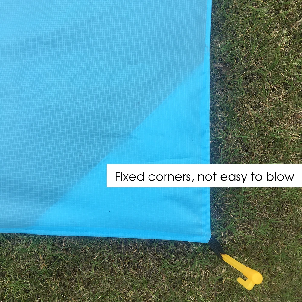 Tendaisy Portable Anti-sand Beach Blanket - for Park, Beach and Picnic