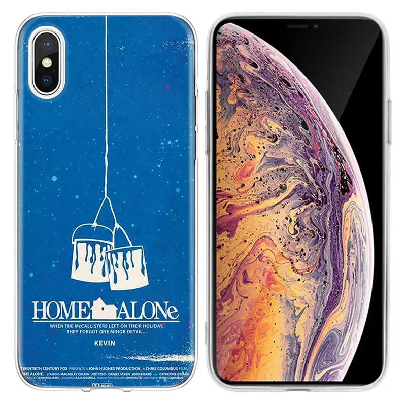 Чехол для Apple iPhone 7 5 5S SE 5C 6 6S 8 6/6S 7/7S 8/8S Plus чехол для iPhone 11 11Pro X XR XS MAX Home Alone мягкий чехол с принтом - Цвет: 06