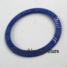 38 мм матовый синий керамический ободок вставка для 40 мм Мужские часы