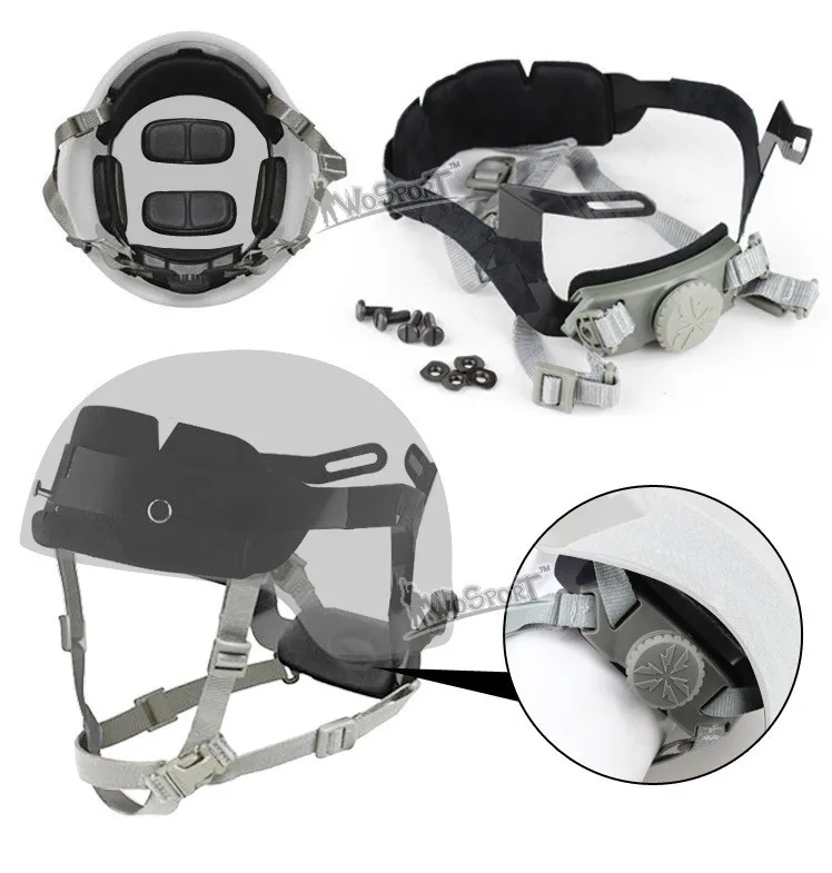 EMERSON FAST Helmet accessories Helmet tactical helmet Dial Liner locking strap system military airsoft helmet for Paintball1