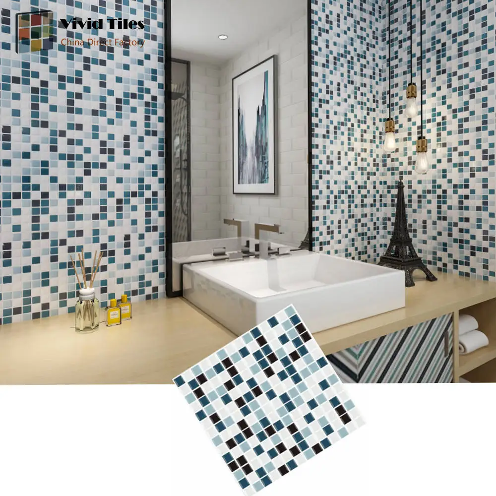 Vividtiles водонепроницаемый задний брызг Декор 3D пилинг и палка мозаика кирпичная