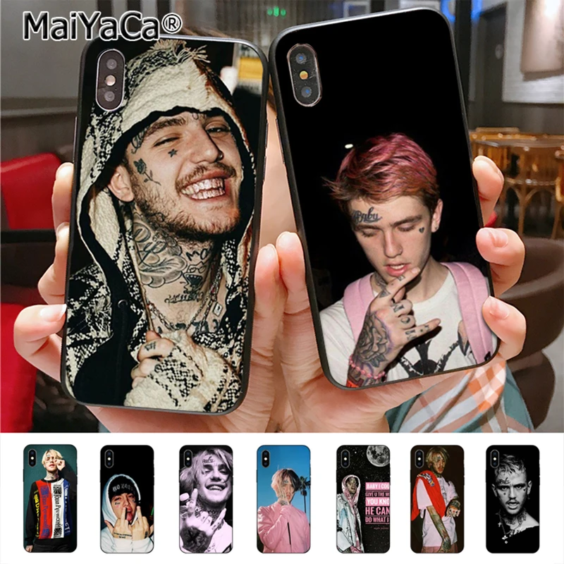 

MaiYaCa Super Stra Lil Peep Lil Bo Peep Phone Case for iphone 11 Pro X 6 6s 7 7plus 8 8Plus 5 5S case