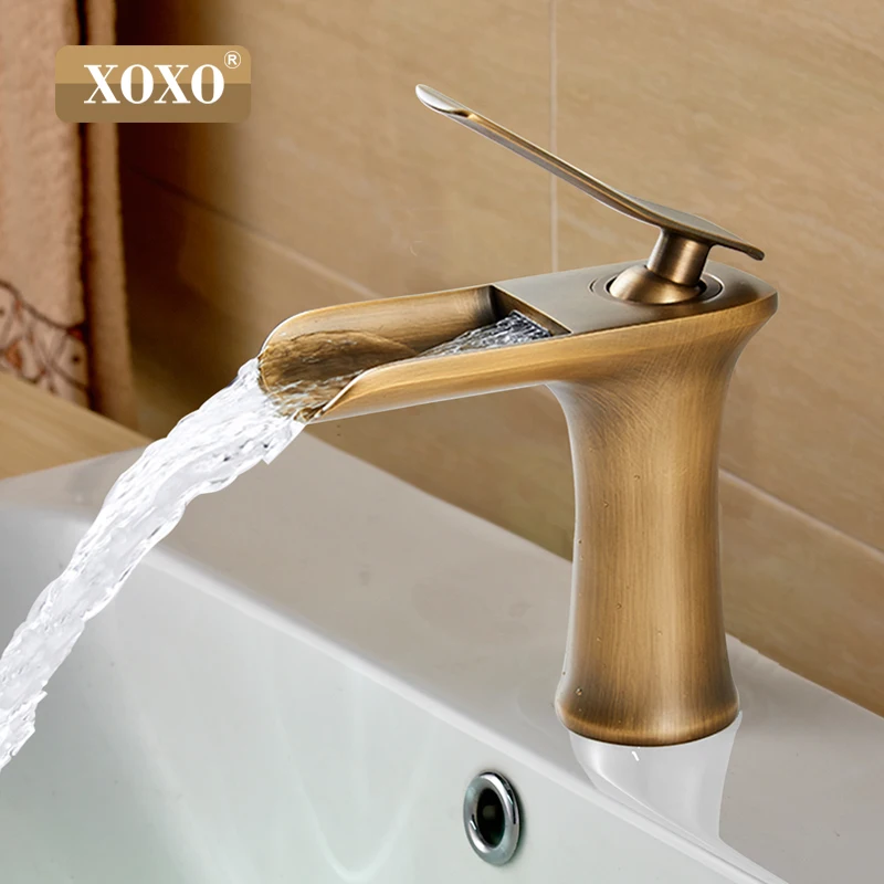 Preise XOXO wasserfall kupfer bad eitelkeit für waschbecken mischbatterie Chrome becken moderne mode stil 83008W