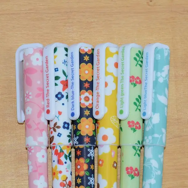 Gel pen F 6/10 шт гелевая ручка, корейские ручки, caneta gato penne scuola boligrafos de colores lapiceros creativos lote papeterie stylos - Цвет: Gel pen F